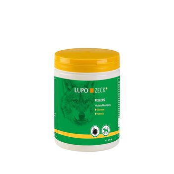 Luposan LUPO ZECK+ papildas su Cistus incanus (švitrūnas) ir Acerola vyšnia, 1100 gr kaina ir informacija | Vitaminai, papildai, antiparazitinės priemonės šunims | pigu.lt