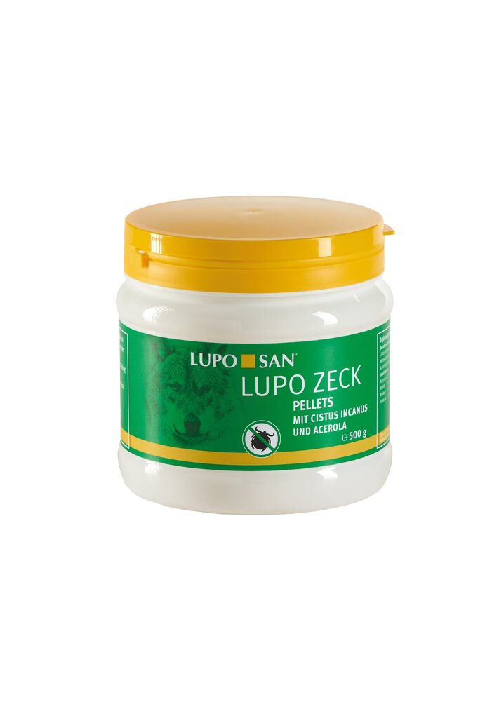 Luposan LUPO ZECK+ papildas su Cistus incanus (švitrūnas) ir Acerola vyšnia, 1100 gr цена и информация | Vitaminai, papildai, antiparazitinės priemonės šunims | pigu.lt