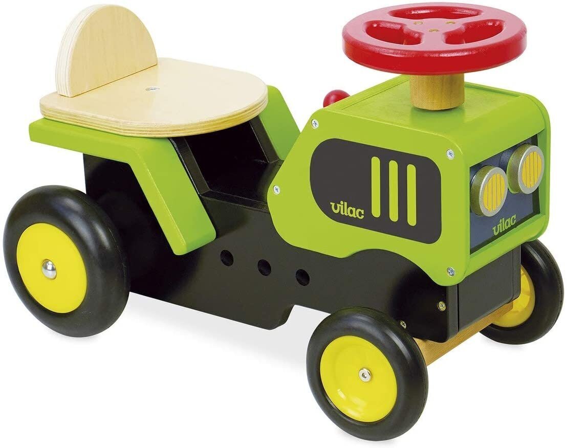 Medinis paspiriamas traktorius Vilac, 1 m.+ kaina ir informacija | Žaislai kūdikiams | pigu.lt
