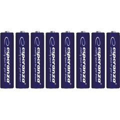 Батарейки ESPERANZA EZB103 LR06-8BB ALKALINE HIGH POWER AA (LR6), 8 шт. цена и информация | Батарейки | pigu.lt