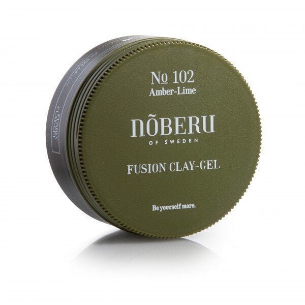 Plaukų formavimo mollis-gelis Noberu No 102 Fusion Clay-Gel, 80 ml цена и информация | Plaukų formavimo priemonės | pigu.lt