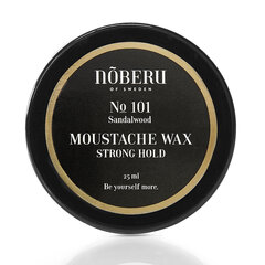 Stiprios fiksacijos ūsų vaškas No 101 Moustache Wax Strong Hold, 25 ml kaina ir informacija | Skutimosi priemonės ir kosmetika | pigu.lt