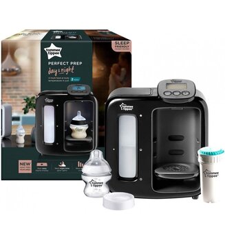 Аппарат для приготовления молочной смеси Tommee Tippee Day & Night, черный, 423746 цена и информация | Стерилизаторы и подогреватели для бутылочек | pigu.lt