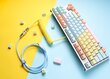 Ducky Premicord kabelis, USB-C to USB-A, Cotton Candy цена и информация | Adapteriai, USB šakotuvai | pigu.lt