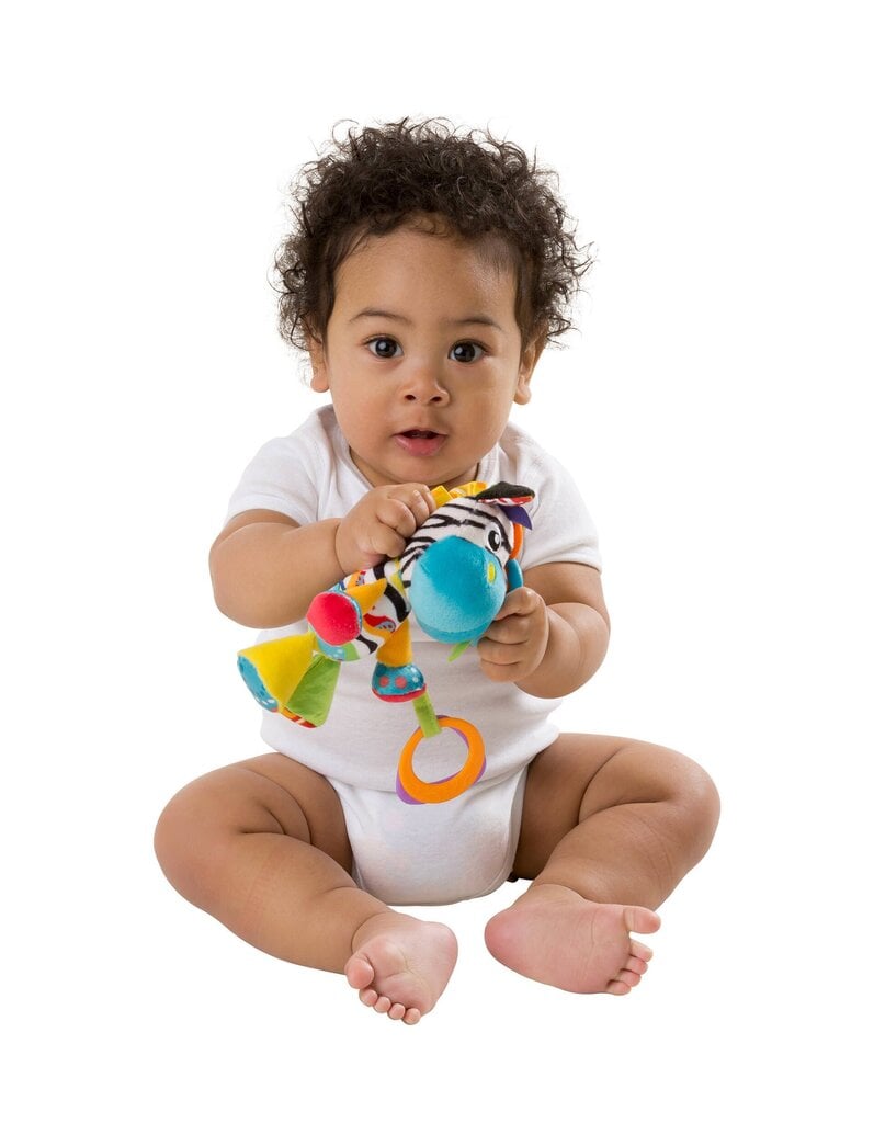 Pakabinamas žaislas Playgro Zoe Zebra Munchimal, 0186979 kaina ir informacija | Žaislai kūdikiams | pigu.lt