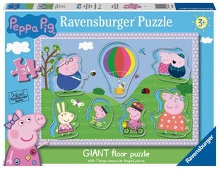 Головоломка Ravensburger Peppa Pig, 24 дет. цена и информация | Пазлы | pigu.lt