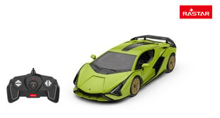 Радиоуправляемая автомодель-конструктор Rastar Lamborghini Sian 1:18, 97400 цена и информация | Игрушки для мальчиков | pigu.lt