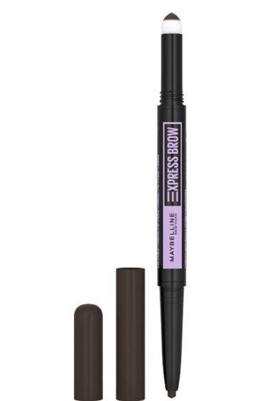 Antakių pieštukas Maybelline New York Express Brow Satine Duo, Black Brown 05 kaina ir informacija | Antakių dažai, pieštukai | pigu.lt