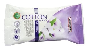Drėgnos servetėlės Cotton Neutral 15 vnt. kaina ir informacija | Vatos gaminiai, drėgnos servetėlės | pigu.lt