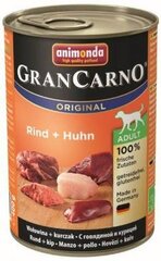 Консервы для собак GranCarno adult с говядиной и куриным мясом 0,4 кг цена и информация | Консервы для собак | pigu.lt