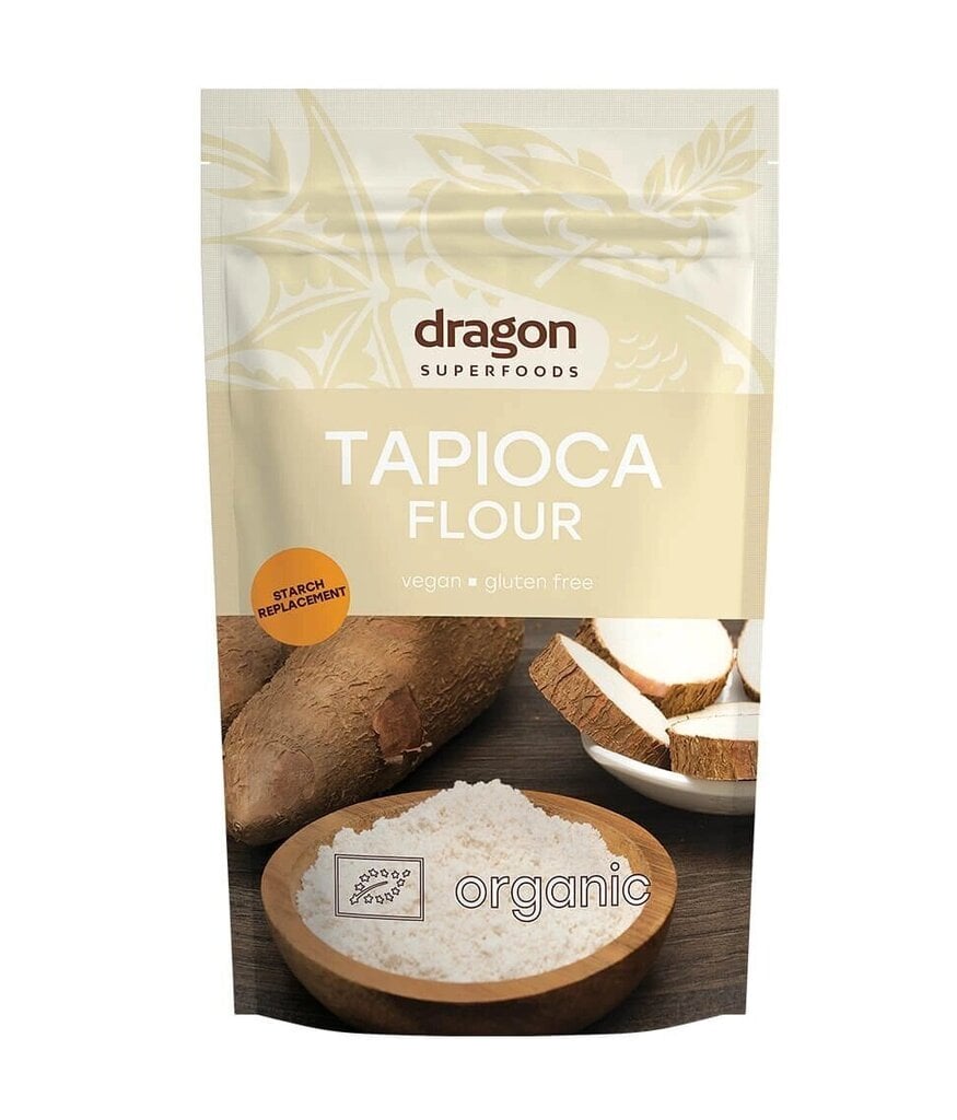 Miltai tapijokos Dragon Superfoods, 200 g kaina ir informacija | Miltai | pigu.lt