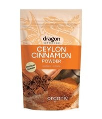 Dragon Superfoods maltas Ceylono cinamonas, 150g kaina ir informacija | Prieskoniai, prieskonių rinkiniai | pigu.lt