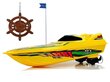 Laivas su vairo formos nuotolinio valdymo pultu, geltonas kaina ir informacija | Žaislai berniukams | pigu.lt