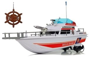 Nuotoliniu būdu valdomas gelbėtojų laivas su vairo formos pultu, 6 m.+ kaina ir informacija | Žaislai berniukams | pigu.lt