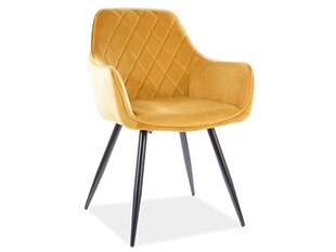 Комплект из 2-х стульев Signal Meble Linea, желтый цена и информация | Стулья для кухни и столовой | pigu.lt