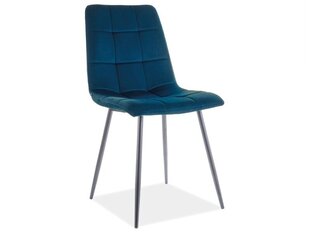 4-ių kėdžių komplektas Signal Meble Mila, tamsiai mėlynas kaina ir informacija | Virtuvės ir valgomojo kėdės | pigu.lt