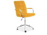 Biuro kėdė Signal Meble Q-022, geltona