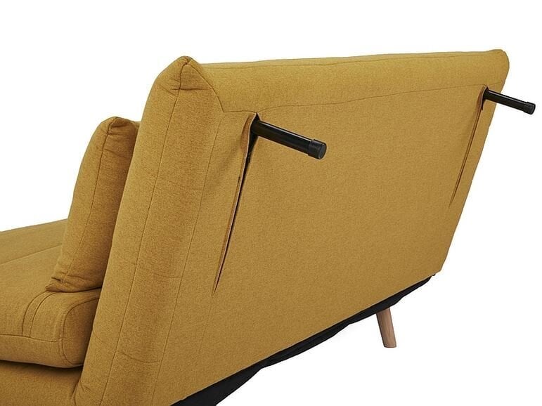 Išskleidžiamas fotelis Signal Meble Spike II, geltonas kaina ir informacija | Svetainės foteliai | pigu.lt