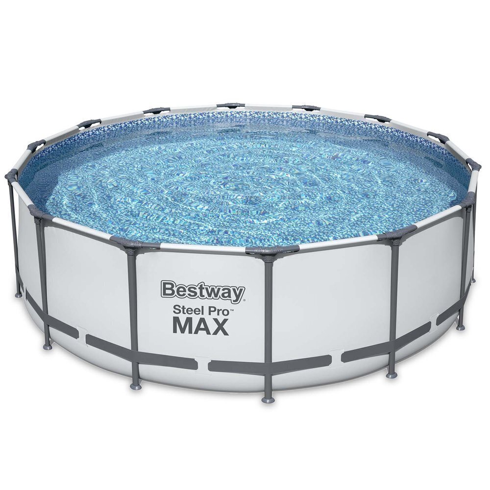 Karkasinis baseinas Bestway Steel Pro Max 457x122 cm, su filtru kaina ir informacija | Baseinai | pigu.lt