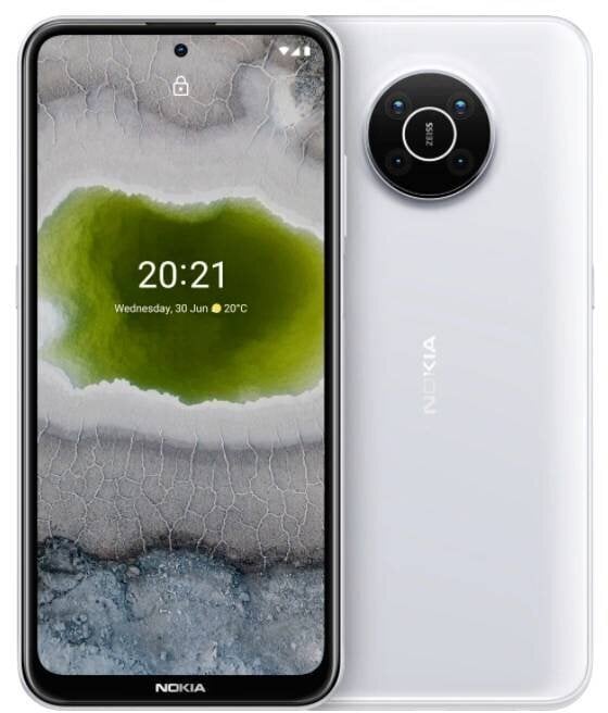 Nokia X10, 64GB, Dual SIM, White цена и информация | Mobilieji telefonai | pigu.lt