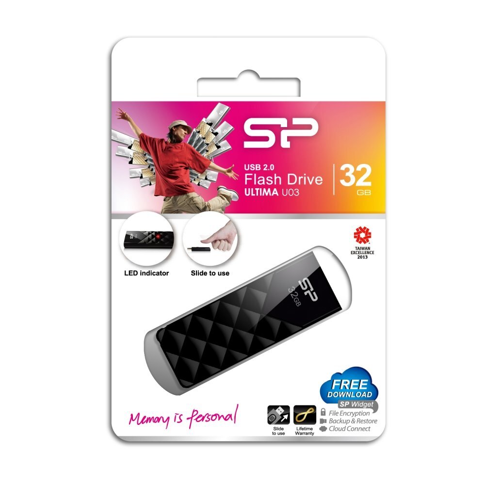 Silicon Power Ultima U03 32GB 2.0 kaina ir informacija | USB laikmenos | pigu.lt