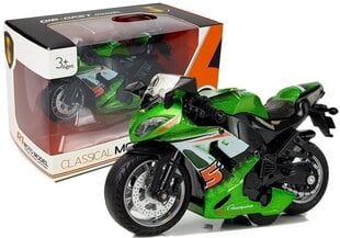 Игрушечный мотоцикл "Classic Motto", зеленый цена и информация | Игрушки для мальчиков | pigu.lt