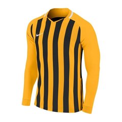 Marškinėliai vyrams Nike Striped Division III LS Jersey M 894087 739, geltoni kaina ir informacija | Vyriški marškinėliai | pigu.lt