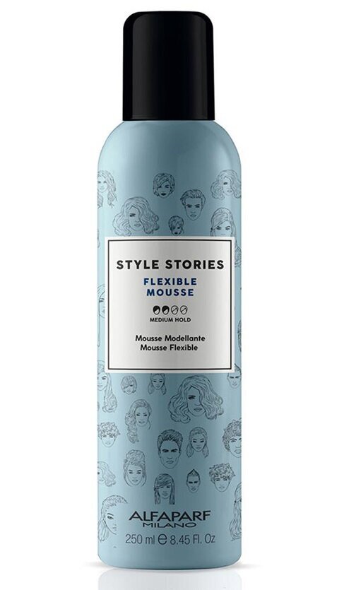 Plaukų putos Alfaparf Milano Style Stories Flexible Mousse, 250 ml kaina ir informacija | Plaukų formavimo priemonės | pigu.lt