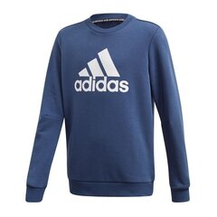 Džemperis berniukams Adidas Must Haves Crew Jr FM6446, mėlynas kaina ir informacija | Megztiniai, bluzonai, švarkai berniukams | pigu.lt