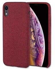 Чехол Lilware Soft Fabric для iPhone XR, красный цена и информация | Чехлы для телефонов | pigu.lt