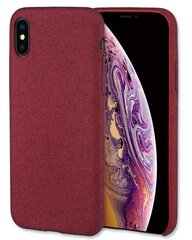 Чехол Lilware Soft Fabric для iPhone XS Max, коричневый цена и информация | Чехлы для телефонов | pigu.lt