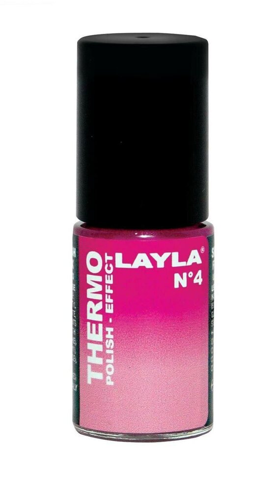 Nagų lakas Layla Thermo Polish Effect No.4, 5 ml kaina ir informacija | Nagų lakai, stiprintojai | pigu.lt