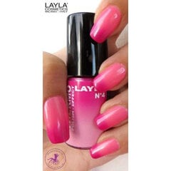 Лак Layla Thermo Polish Effect No.4 цена и информация | Лаки, укрепители для ногтей | pigu.lt