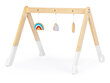 Mokomasis medinis stendas + žaislai kaina ir informacija | Žaislai kūdikiams | pigu.lt