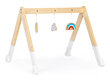 Mokomasis medinis stendas + žaislai kaina ir informacija | Žaislai kūdikiams | pigu.lt