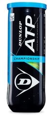 Теннисный мяч Dunlop ATP Championship LowerMid 3-tube ITF цена и информация | Товары для большого тенниса | pigu.lt