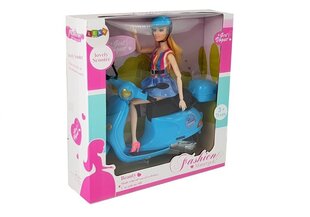 Lėlė su motoroleriu kaina ir informacija | Žaislai mergaitėms | pigu.lt