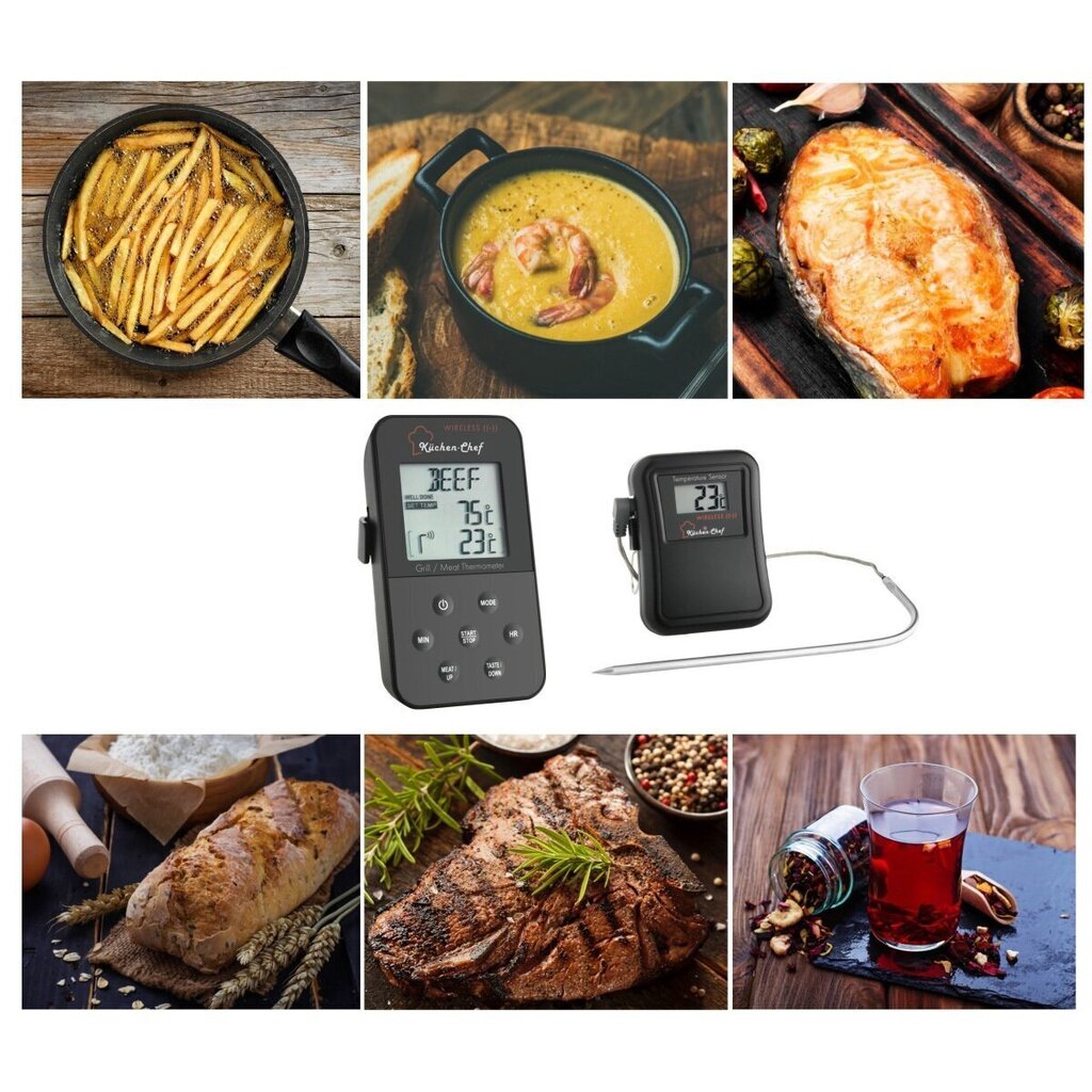 Belaidis termometras su zondu TFA Kuchen-Chef kaina ir informacija | Išskirtiniai maisto gaminimo prietaisai | pigu.lt