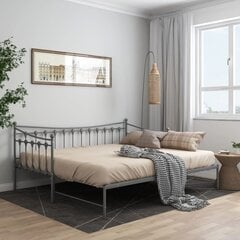 Ištraukiamos sofos-lovos rėmas, 90x200 cm, pilkas kaina ir informacija | Lovos | pigu.lt