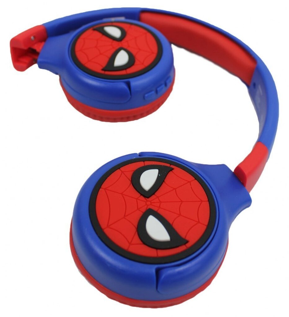 Lexibook - 2 in 1 Bluetooth and Wired comfort foldable Headphones with kids safe volume - Spider-Man kaina ir informacija | Ausinės | pigu.lt