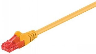 GB CAT6 NETWORK CABLE U/UTP, YELLOW, 25M kaina ir informacija | Kabeliai ir laidai | pigu.lt