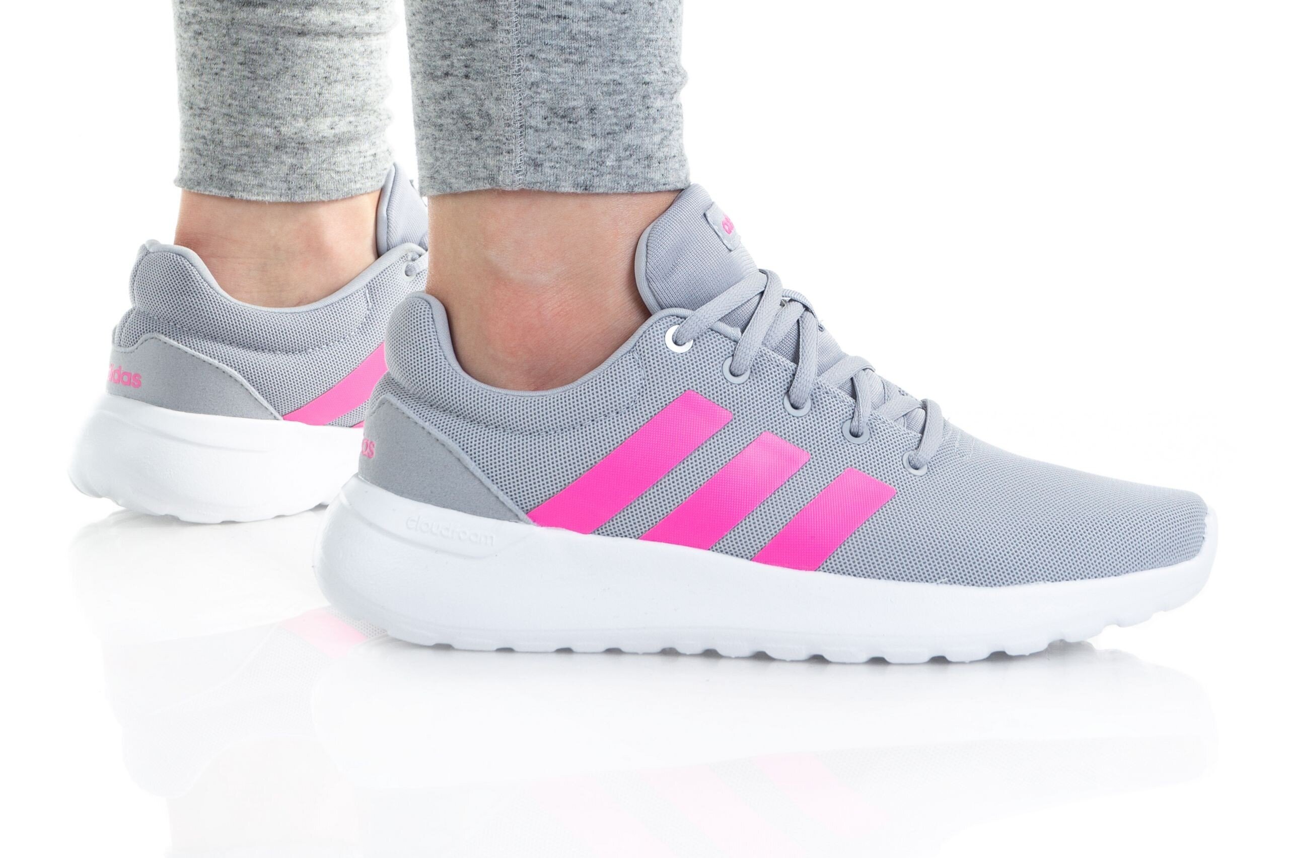 Sportiniai batai vaikams Adidas Lite Racer CLN 2.0 K, pilki kaina | pigu.lt