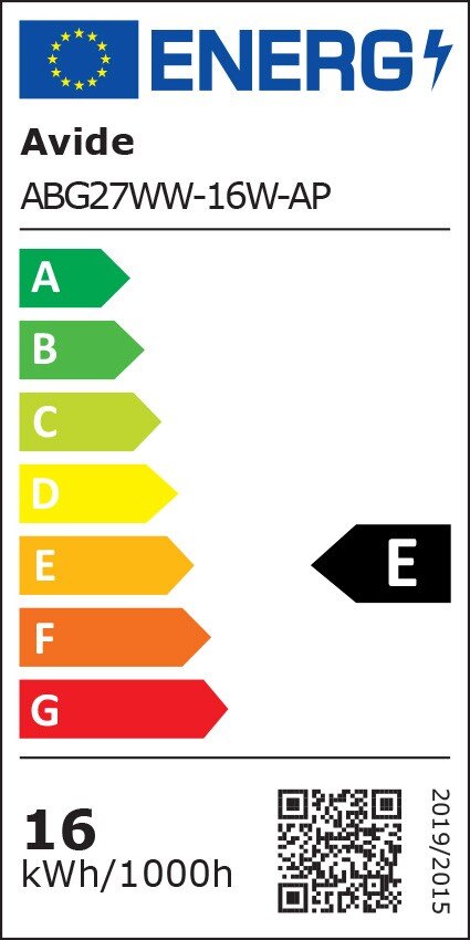 Avide LED lemputė 16W A70 E27 3000K kaina ir informacija | Elektros lemputės | pigu.lt