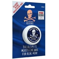 Воск для усов The Bluebeards Revenge Blend Moustache Wax, 20 мл цена и информация | Косметика и средства для бритья | pigu.lt