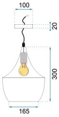 Pakabinamas šviestuvas Costa A, White kaina ir informacija | Pakabinami šviestuvai | pigu.lt