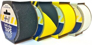 Juosta Heskins Safety Grip, 50 mm x 3 m, juoda kaina ir informacija | Mechaniniai įrankiai | pigu.lt