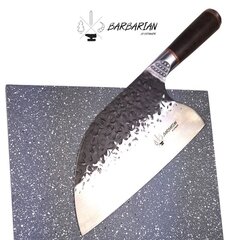 Kaltinis serbiškas šefo peilis 20 cm, BARBARIAN By KATANAIMI kaina ir informacija | Peiliai ir jų priedai | pigu.lt