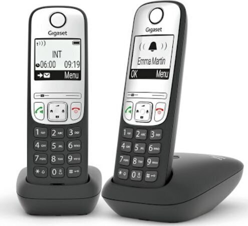 Gigaset A690 Duo, juodas kaina ir informacija | Stacionarūs telefonai | pigu.lt