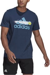 Футболка Adidas M Ss Cat Tee Blue GN8059/M цена и информация | Футболка мужская | pigu.lt