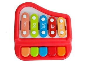 Музыкальный инструмент с нотами, красный цена и информация | Игрушки для малышей | pigu.lt